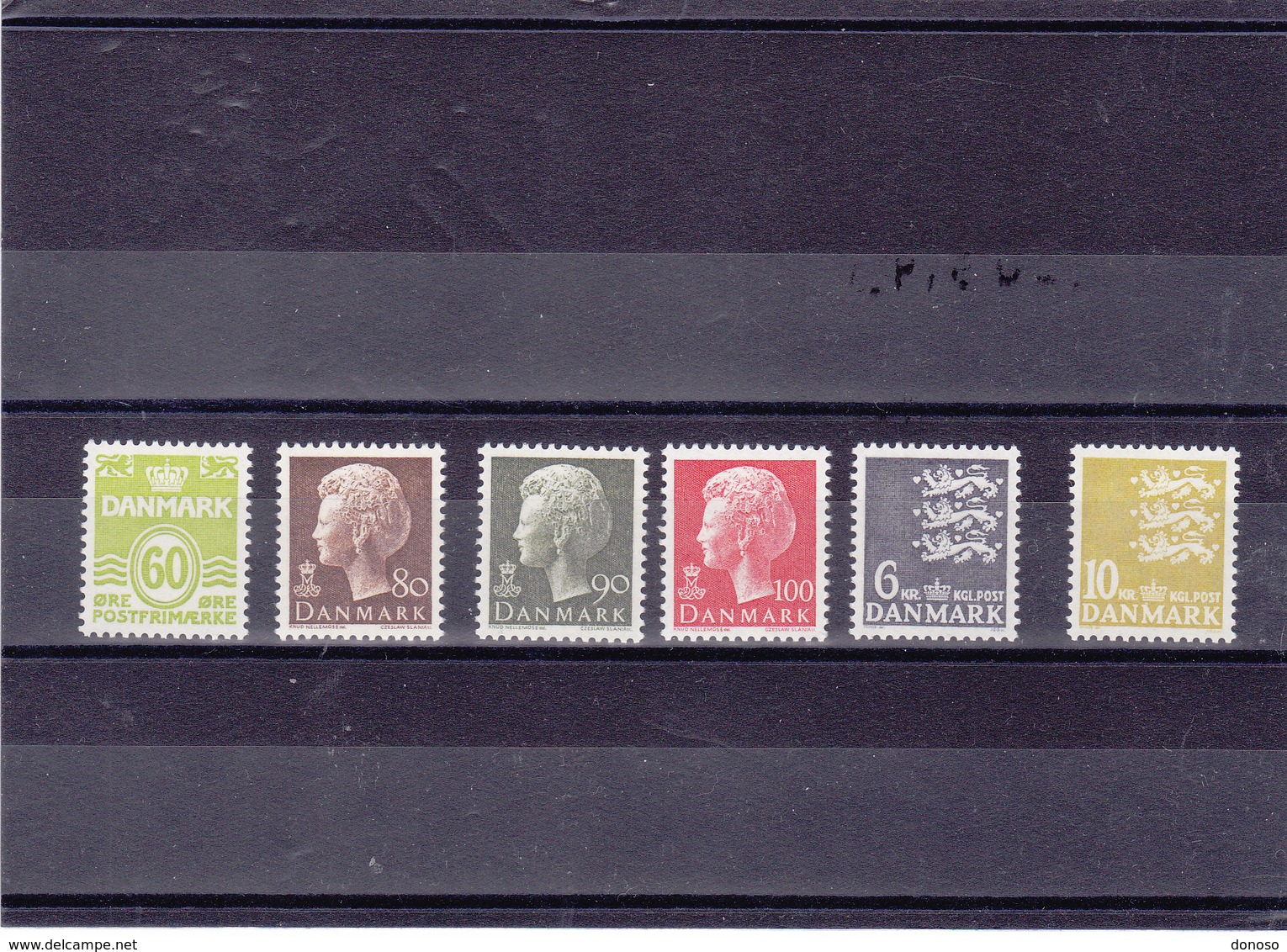 DANEMARK 1976 Série Courante Yvert 623-628 NEUF**MNH - Neufs