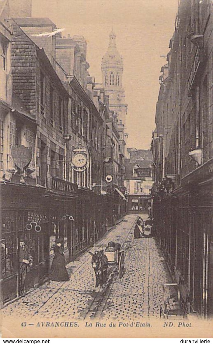 50 - Avranches : La Rue Du Pot D'étain - Avranches