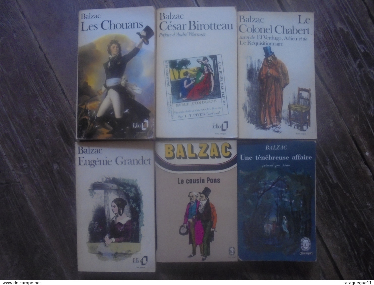 Petit Lot - 6 Livres De Honoré De BALZAC - Lots De Plusieurs Livres