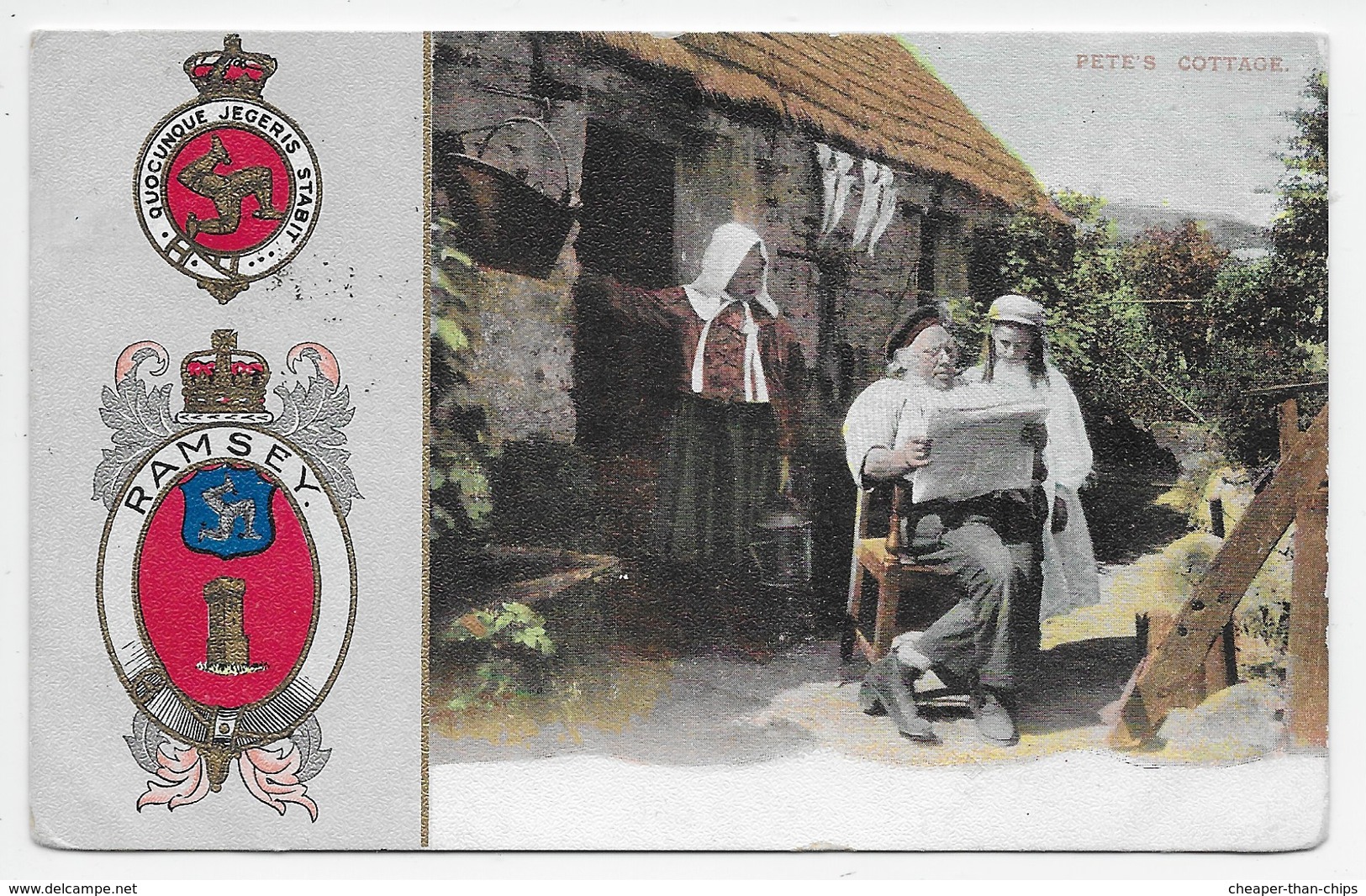 Pete's Cottage. - Manx Camera Series - Isle Of Man