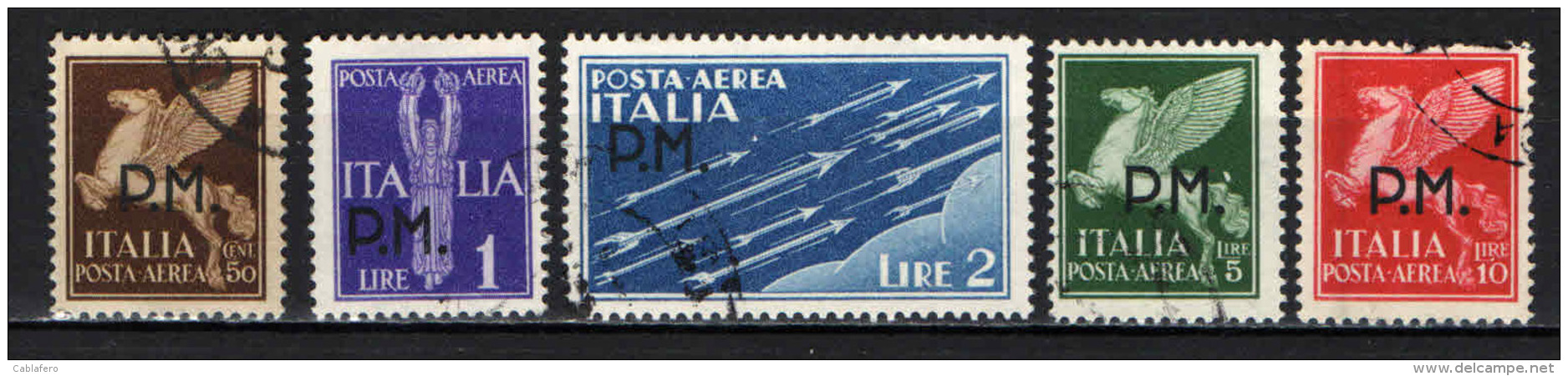 ITALIA REGNO - 1942 - POSTA MILITARE - USATI - Military Mail (PM)