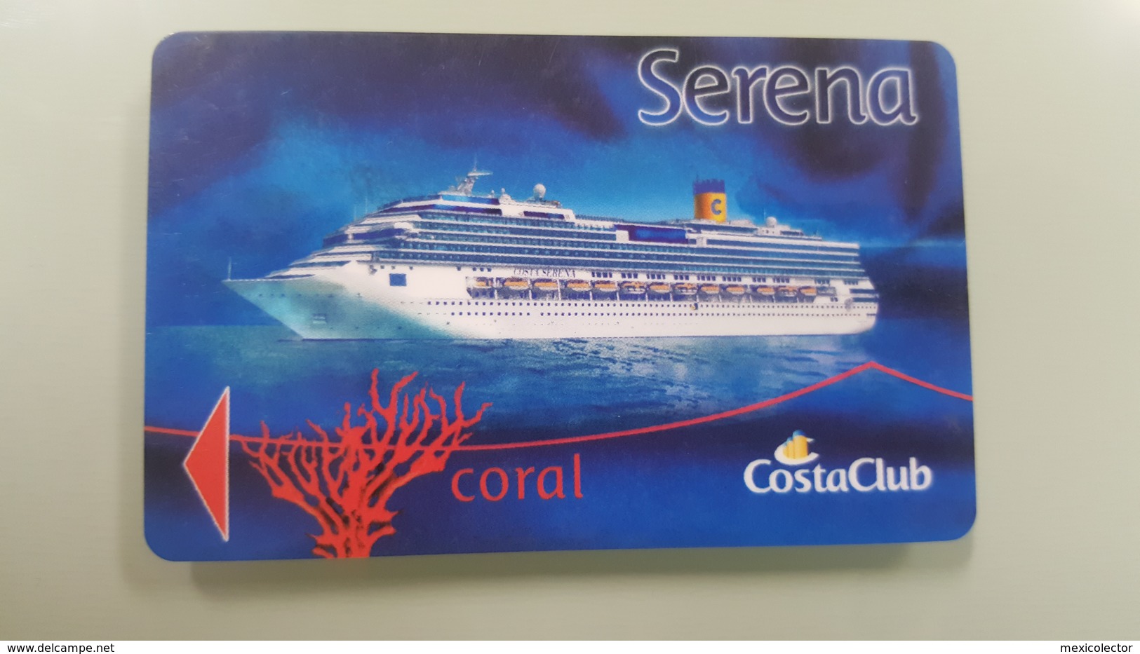 ITALY - COSTA - SERENA - CORAL - CRUISE CABIN KEY CARD - - Chiavi Elettroniche Di Alberghi