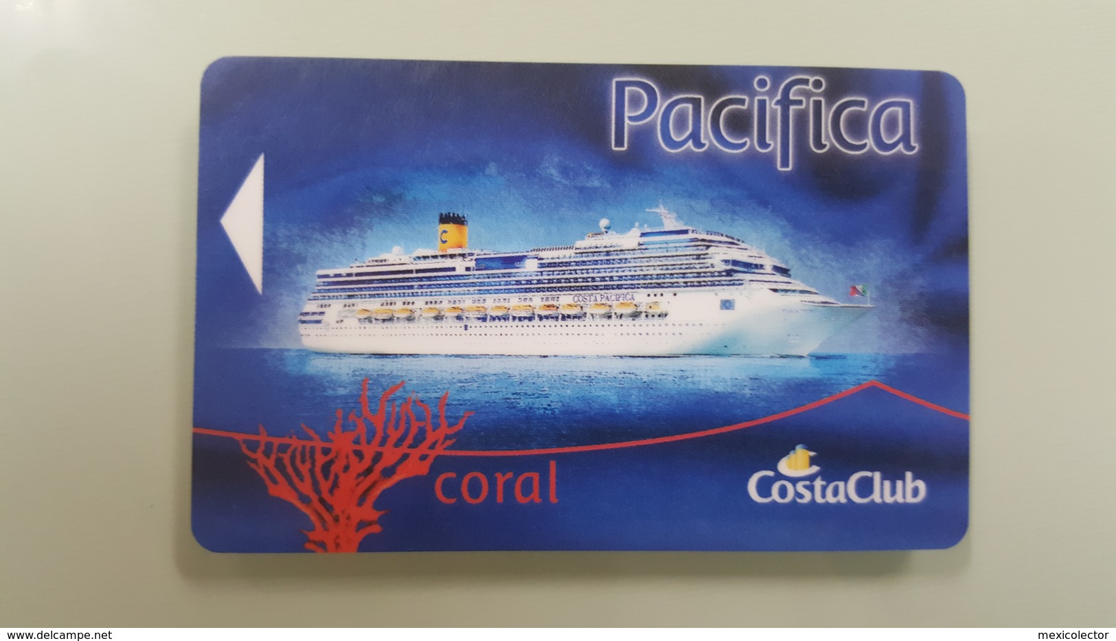 ITALY - COSTA - PACIFICA - CORAL - CRUISE CABIN KEY CARD - - Cartes D'hotel