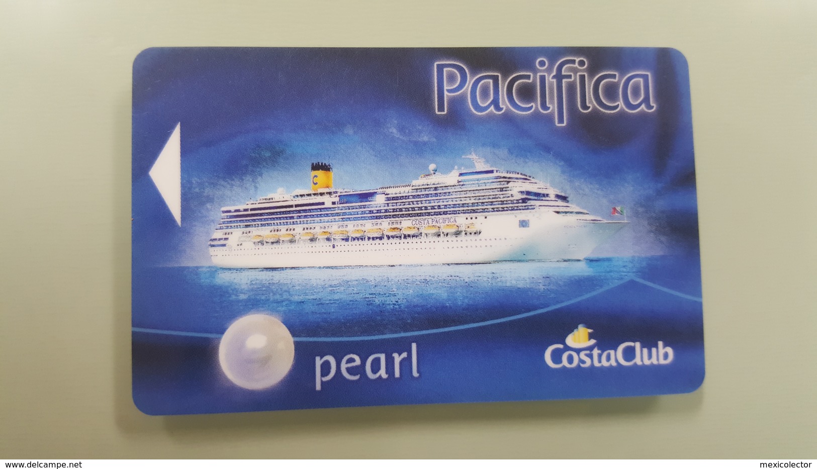 ITALY - COSTA - PACIFICA - PEARL - CRUISE CABIN KEY CARD - - Cartes D'hotel