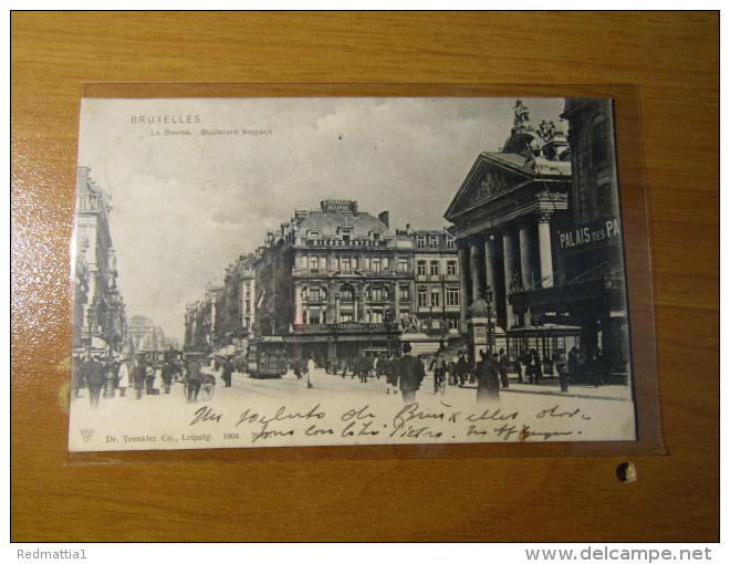 CARTOLINA BRUXELLES LA BOURSE   D - 2719 - Andere & Zonder Classificatie