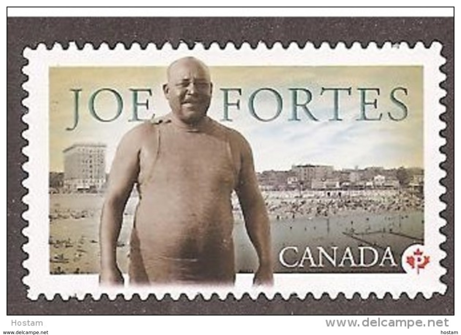 Canada, 2013, # 2620i, Joe Fortes,   P Stamp Die Cut . Mnh - Single Stamps