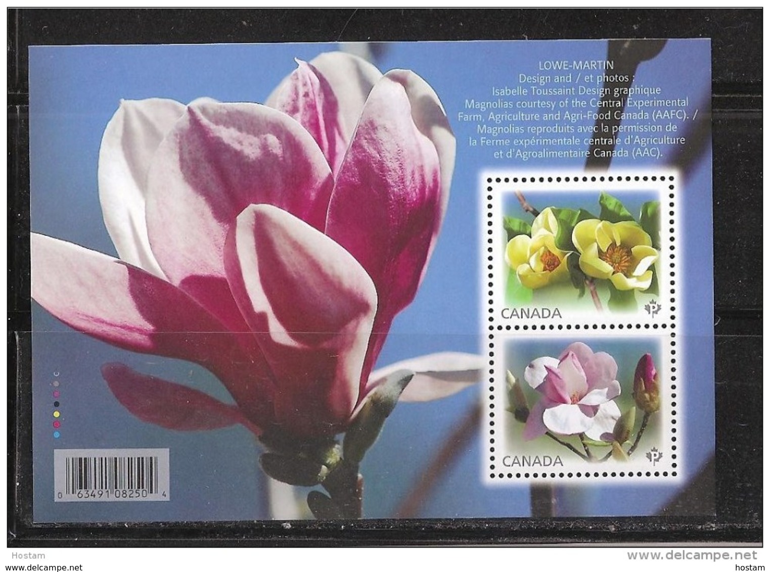 CANADA 2013, #2621, Magnolia  Pair     SS - Blocs-feuillets