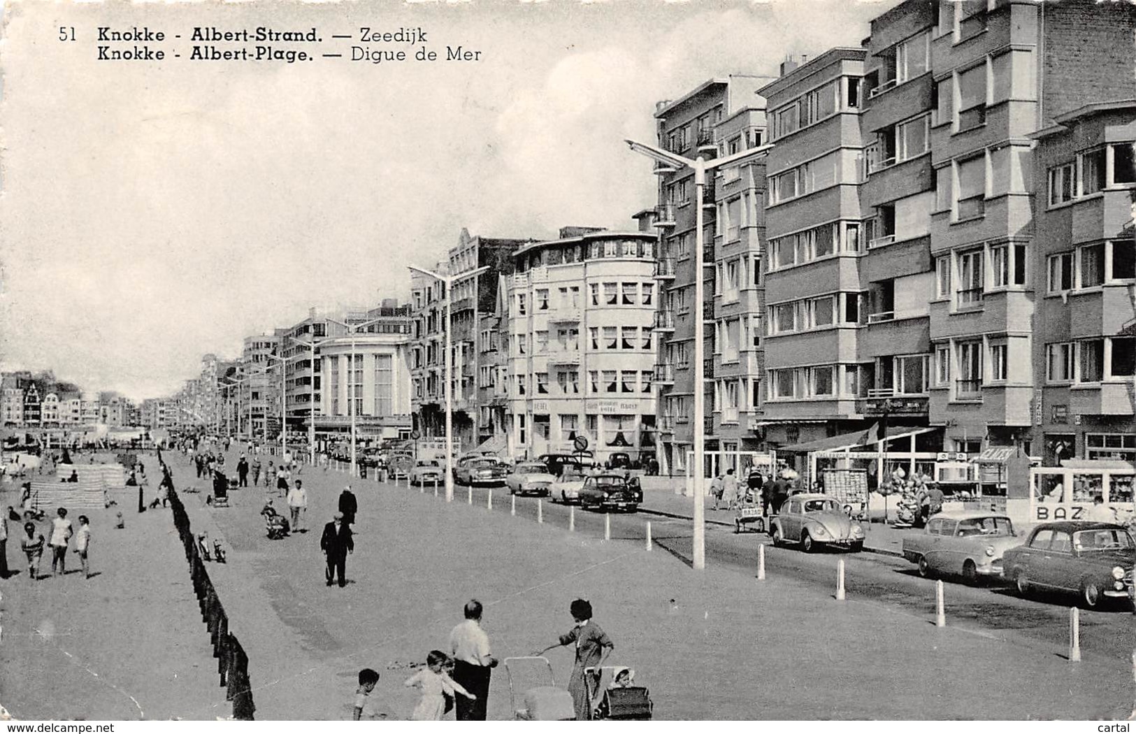 KNOKKE - Albert-Strand - Zeedijk - Knokke