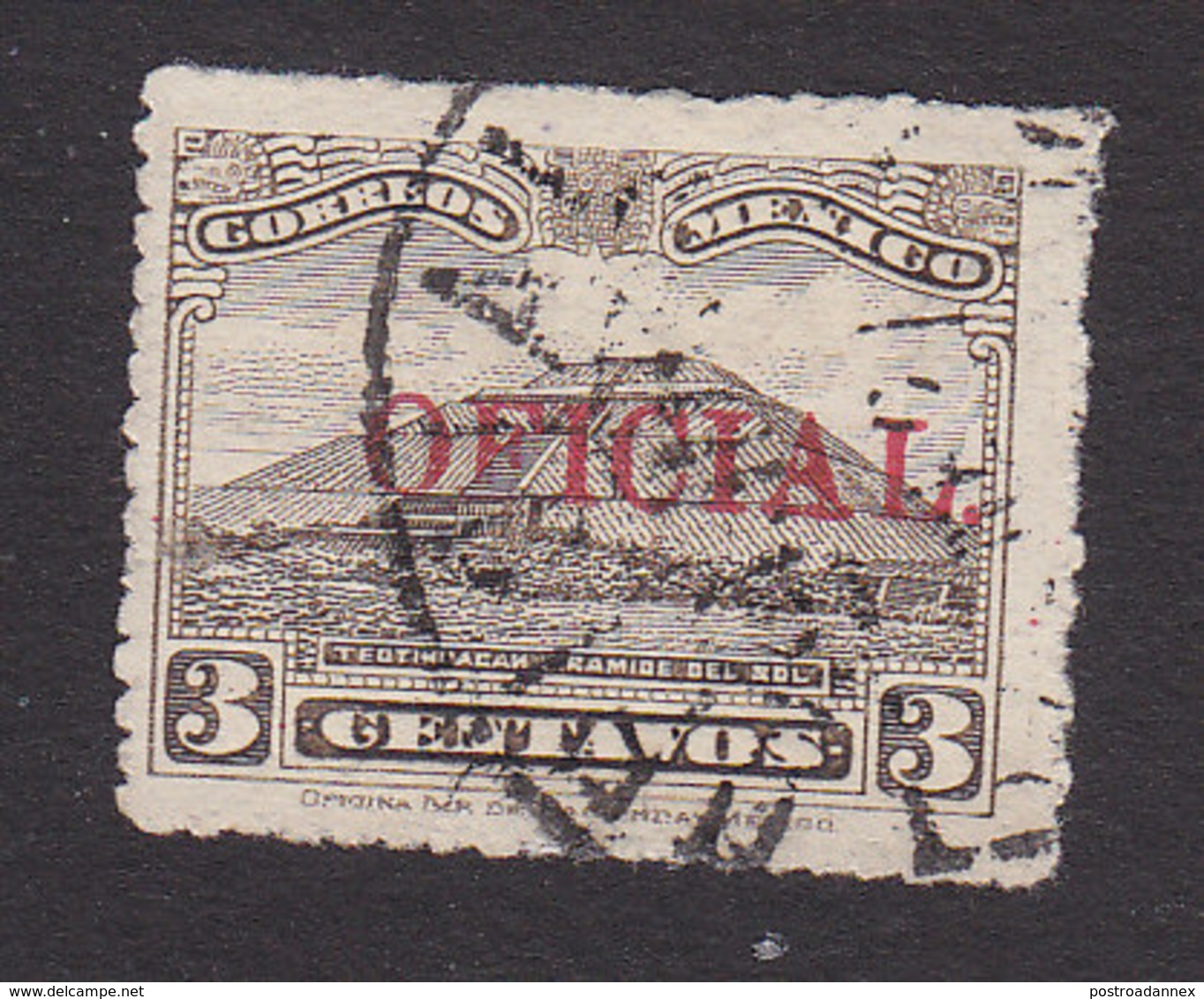 Mexico, Scott #O169, Used, Regular Issue Overprinted, Issued 1921 - Mexico