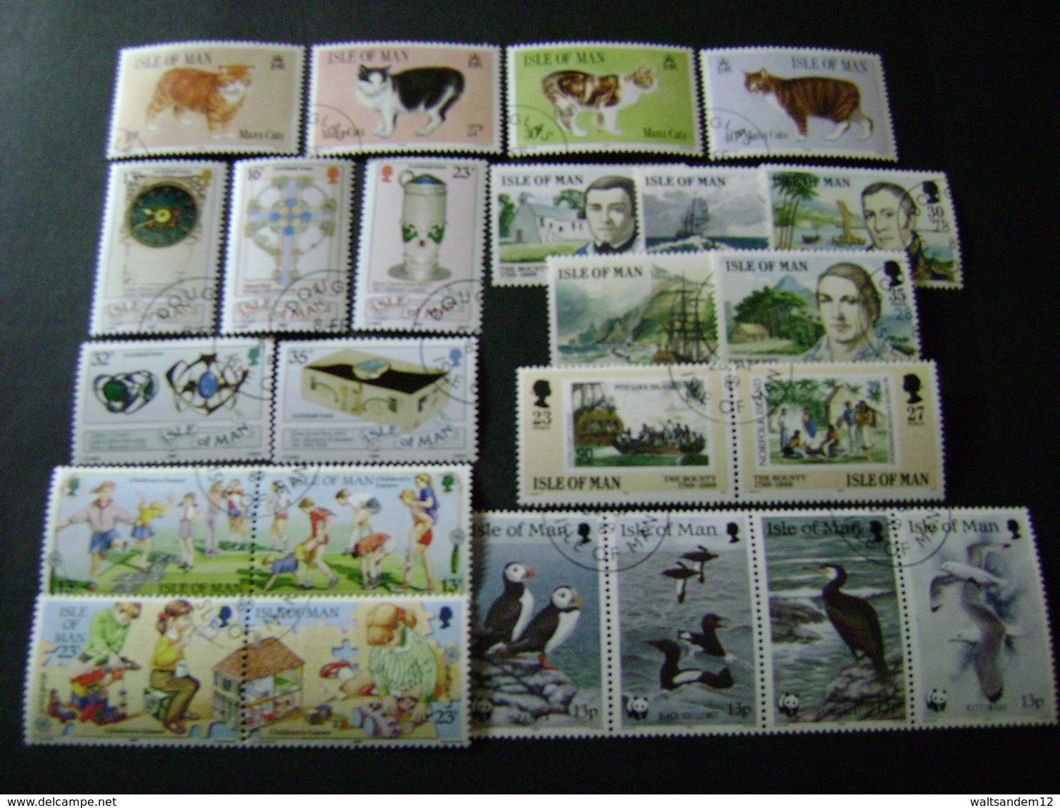 Isle Of Man 1989-1990 Commemorative/special Issues (SG 399-414, 416-462) 3 Images - Used - Man (Eiland)