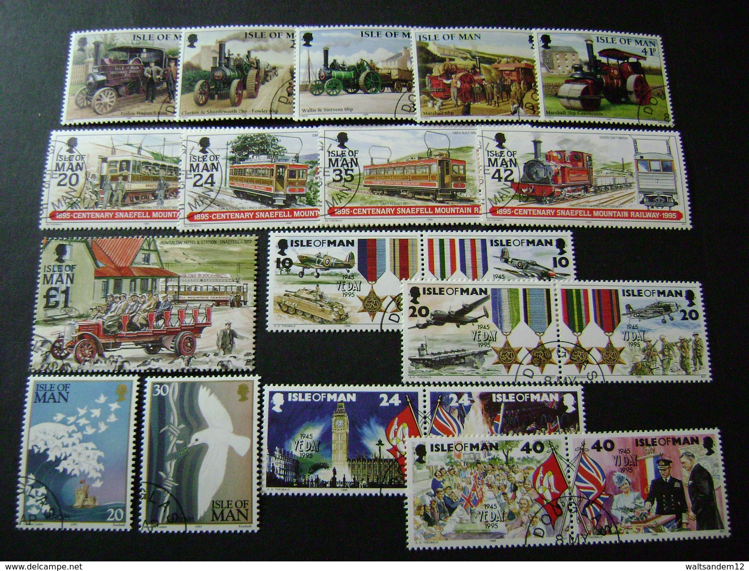 Isle Of Man 1995 Commemorative/special Issues (SG 629-671) 2 Images - Used - Isle Of Man