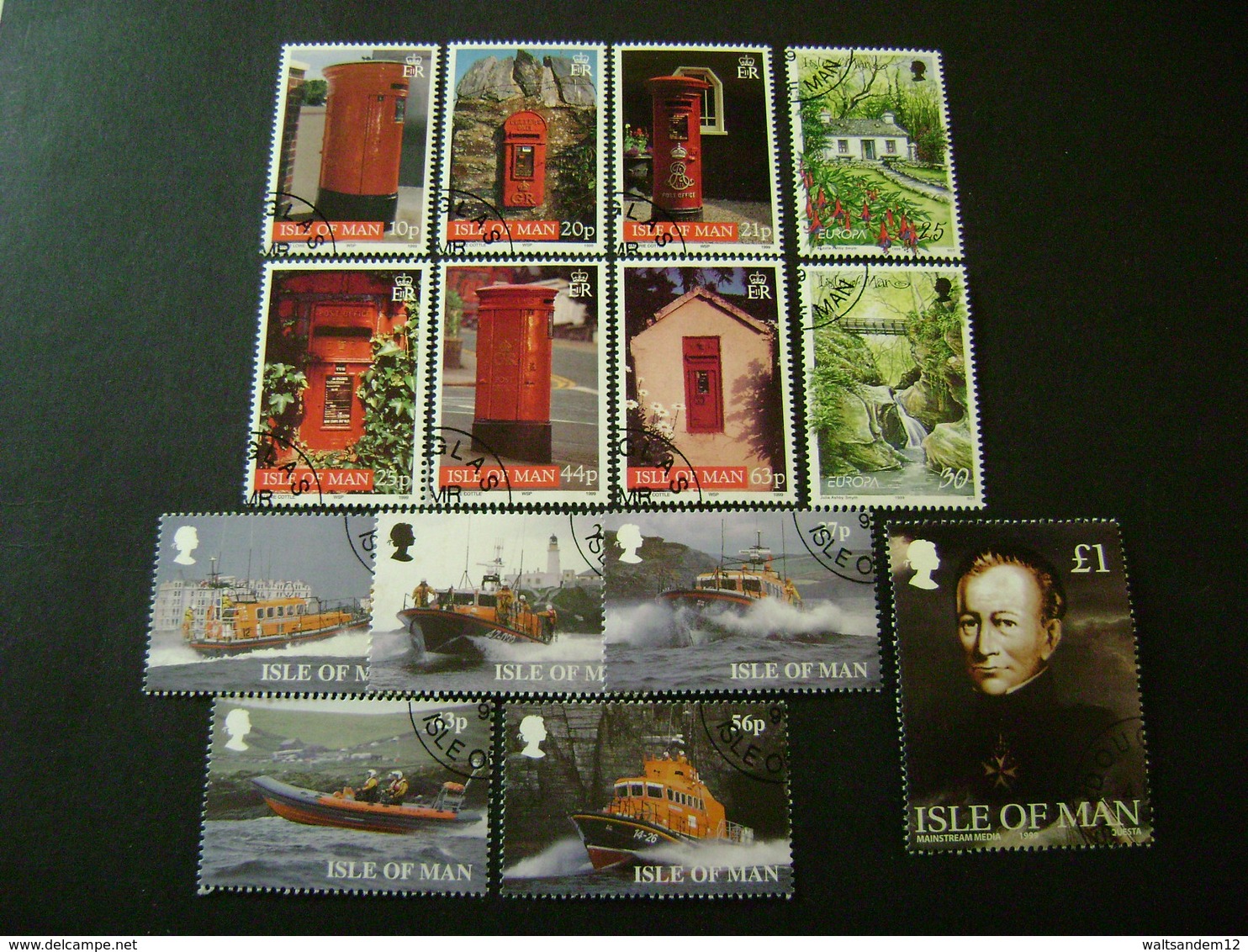 Isle Of Man 1999 Commemorative/special Issues (SG 824-855, 857-866, Ms867a,b, 868) 4 Images - Used - Isle Of Man