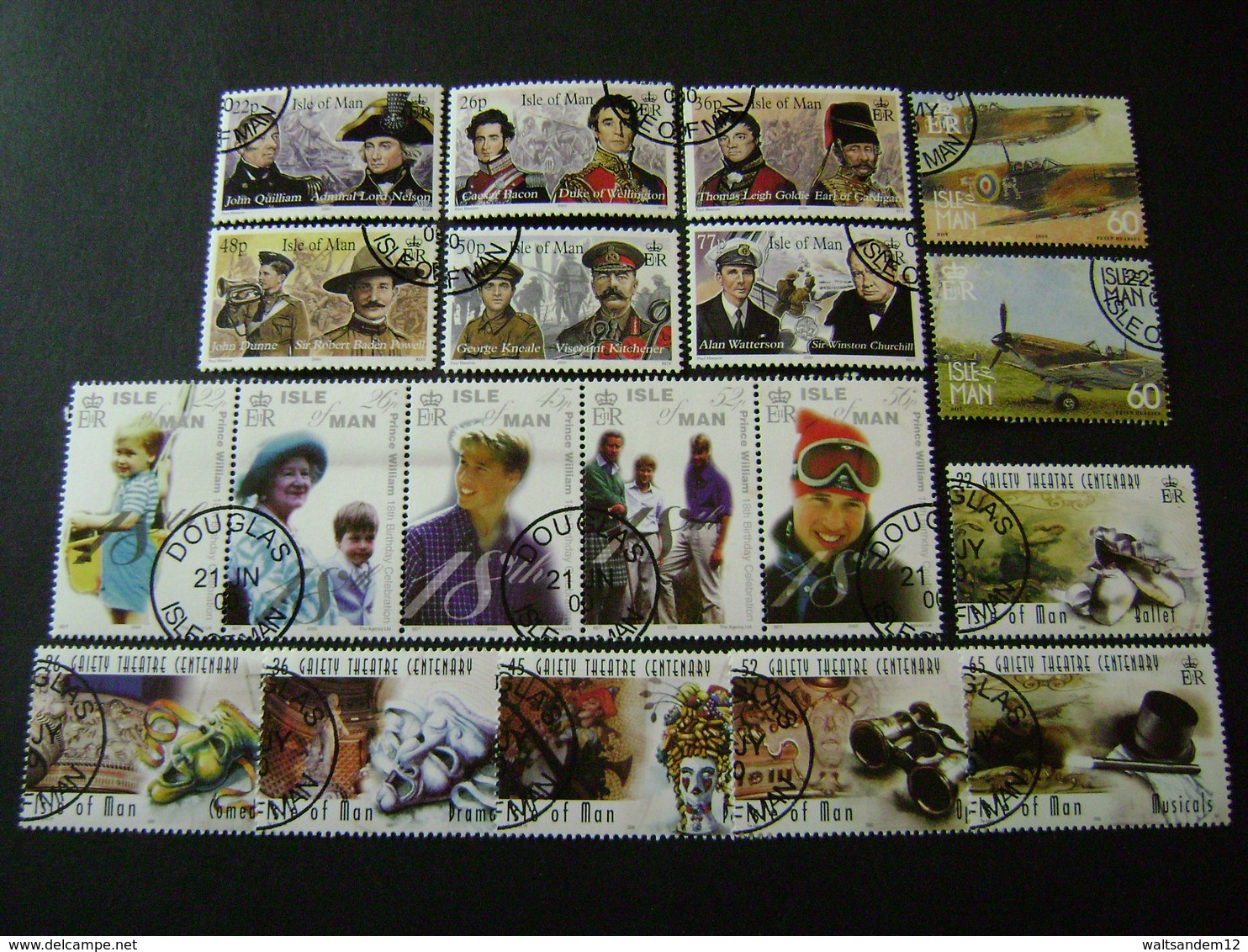 Isle Of Man 2000 Commemorative/special Issues (SG 869-885, 887-916) 3 Images - Used - Isle Of Man