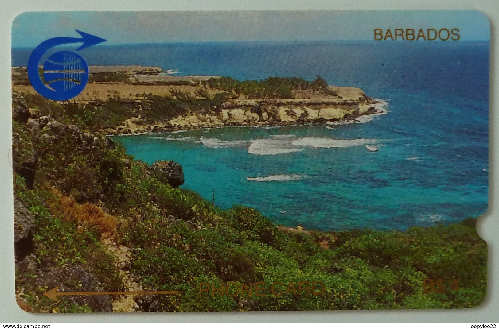 BARBADOS - GPT - 1989 - $4 - Coastline - 1CBDA - BAR-1A - 1000ex - Mint - Barbados