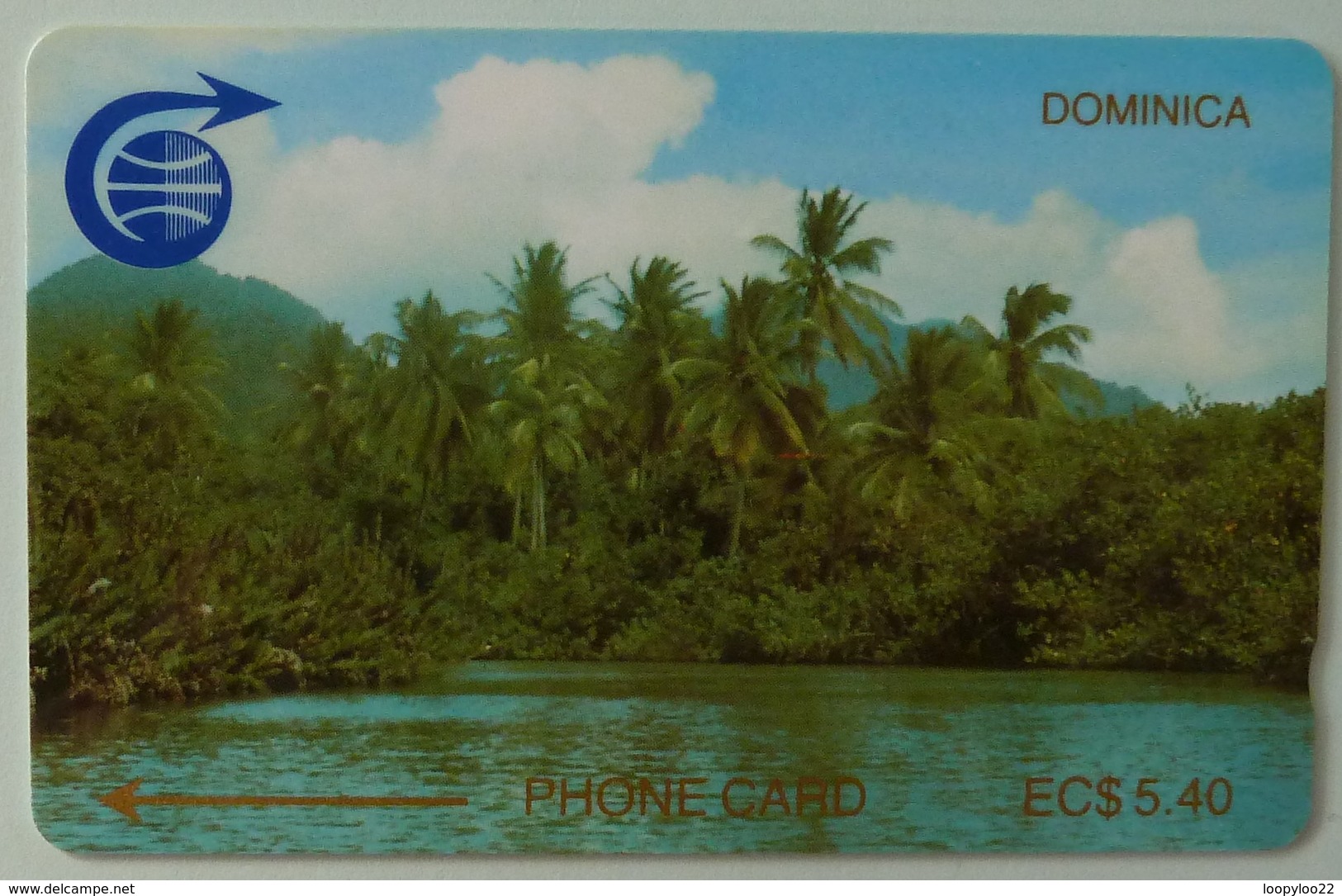 DOMINICA - GPT - 2CDMA - Indian River & Palms - $5.40 - DOM-2A - 1000ex - Mint - Dominica