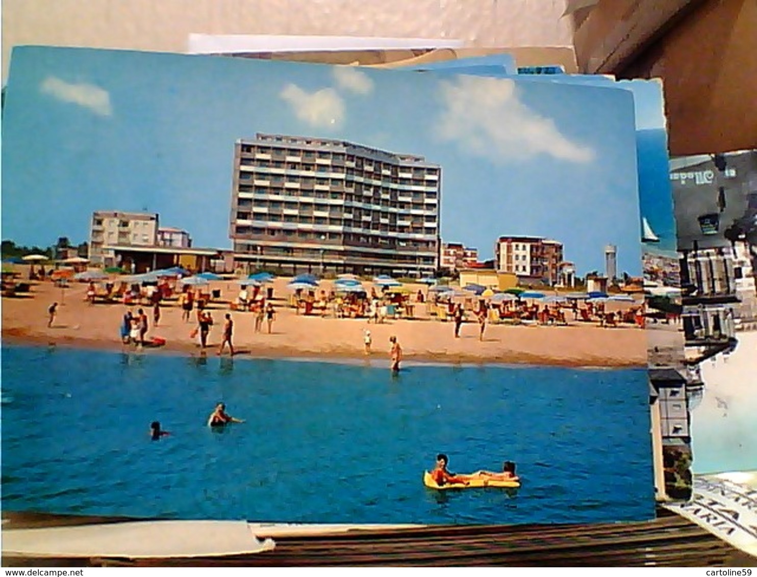 LIDO DI CLASSE  ALBERGO E SPIAGGIA  VB1968 GW4738 - Ravenna