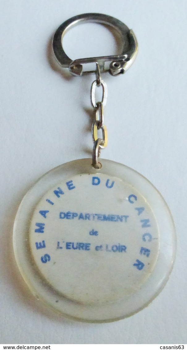 Porte  Clefs    SEMAINE  Du  CANCER -  Département De L'  Eure Et Loir - Llaveros