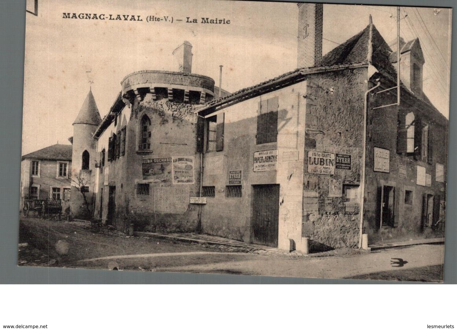 Cpa 87 Magnac Laval Hte V La Mairie Déstockage à Saisir - Autres & Non Classés