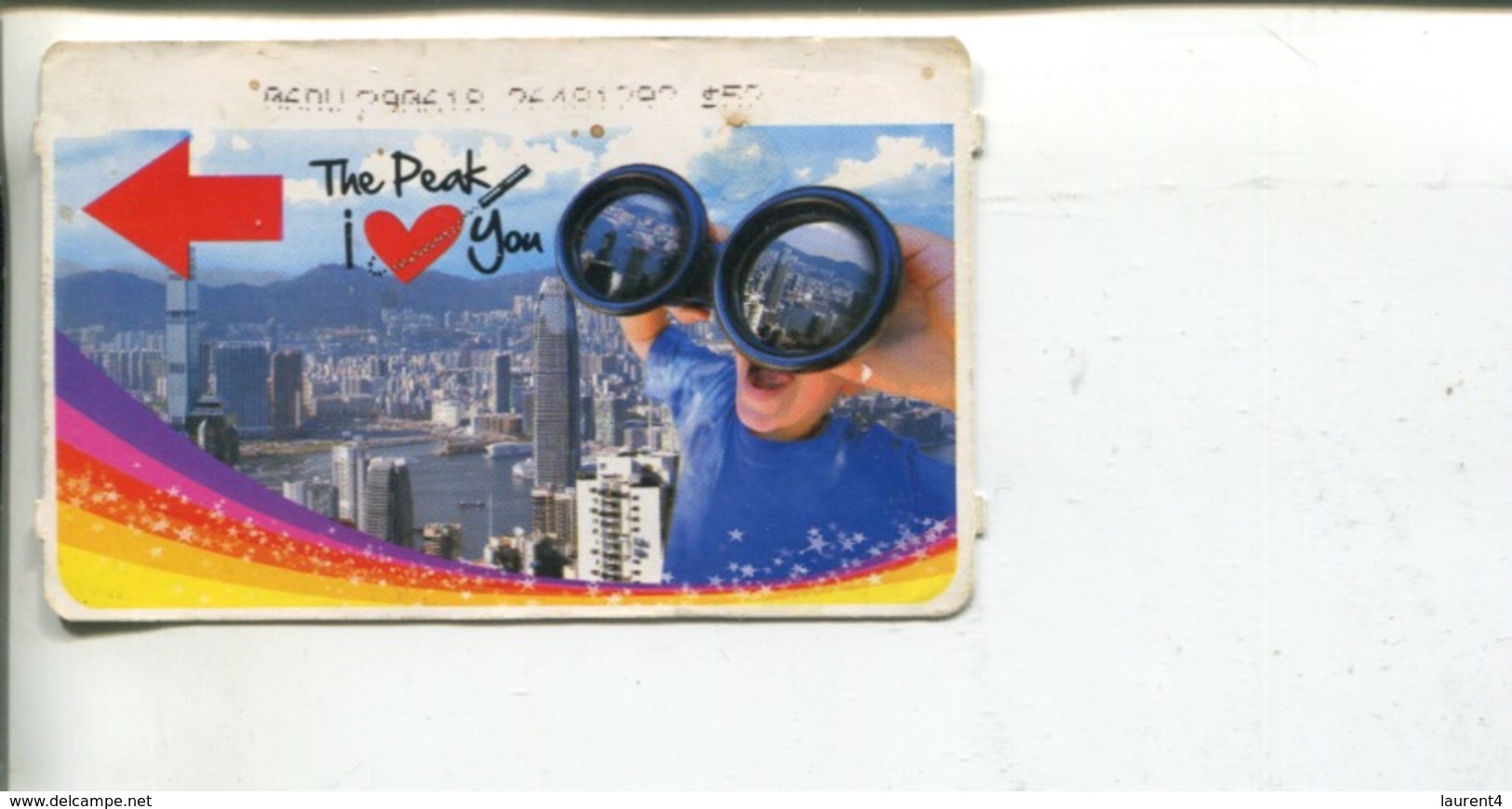 (567) Hong Kong Peak Tramway Ticket - - Ferrovie