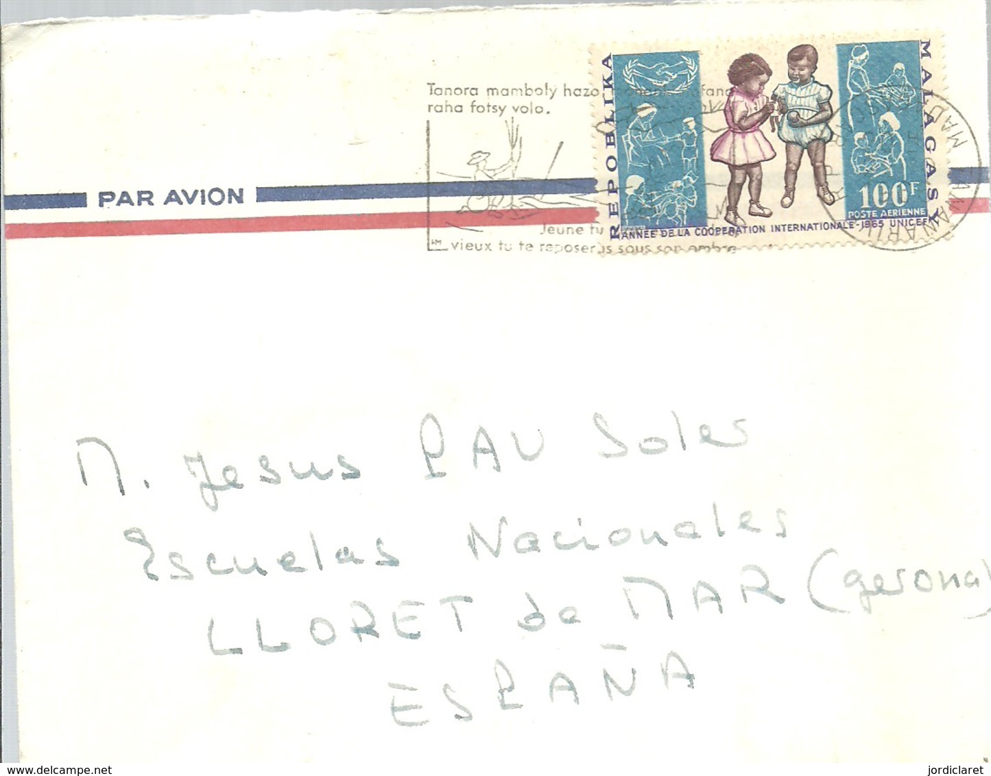 LETTER - Madagascar (1960-...)