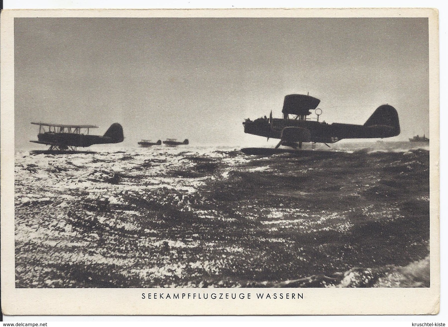 Dt.- Reich (002596) Propagandakarte Flugzeuge "Seekampfflugzeuge Wassern" Herausgeber Die Wehrmacht, Ungebraucht - Covers & Documents