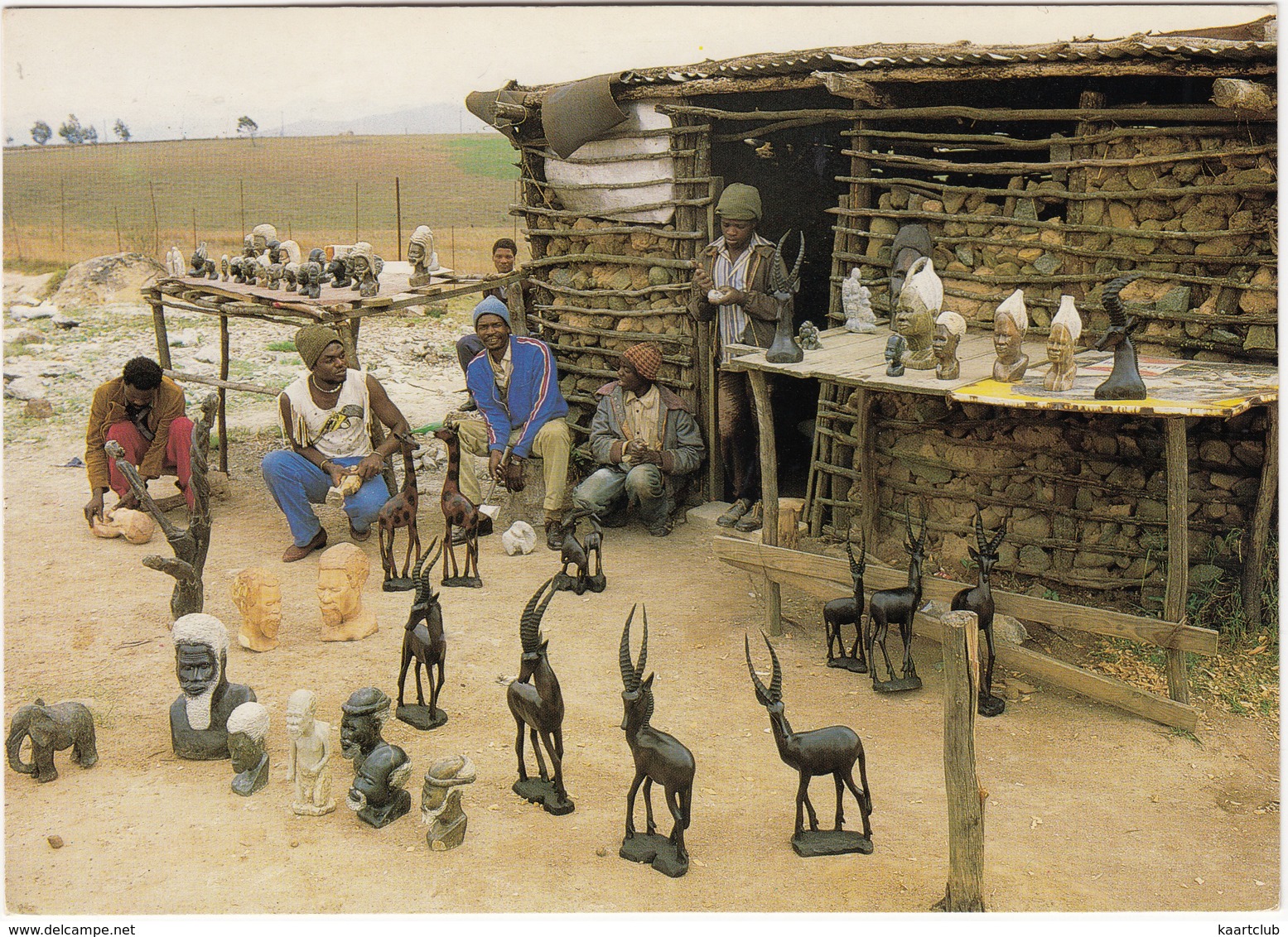 Swazi Art: The Markets Of Mbabane, Manzini Of Swaziland - Wood And Stone-carvings - Swaziland - (South Africa) - Zuid-Afrika