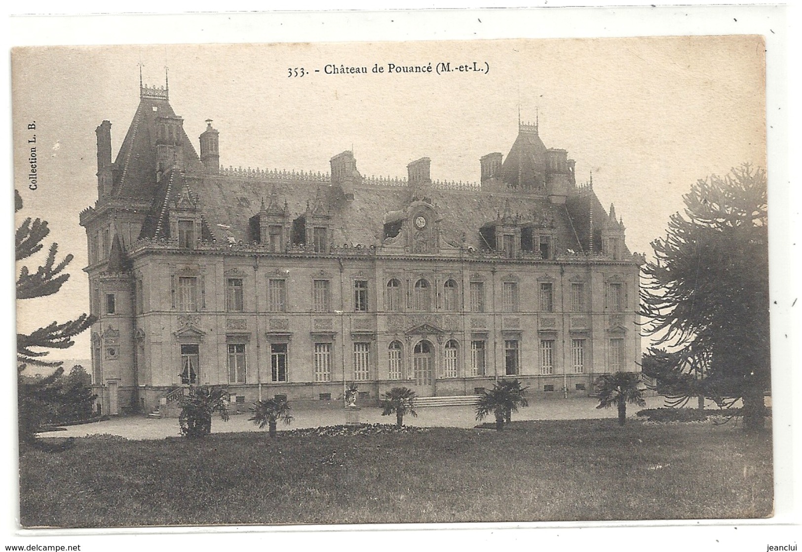 353. CHATEAU DE PUANCE . CARTE NON ECRITE - Autres & Non Classés