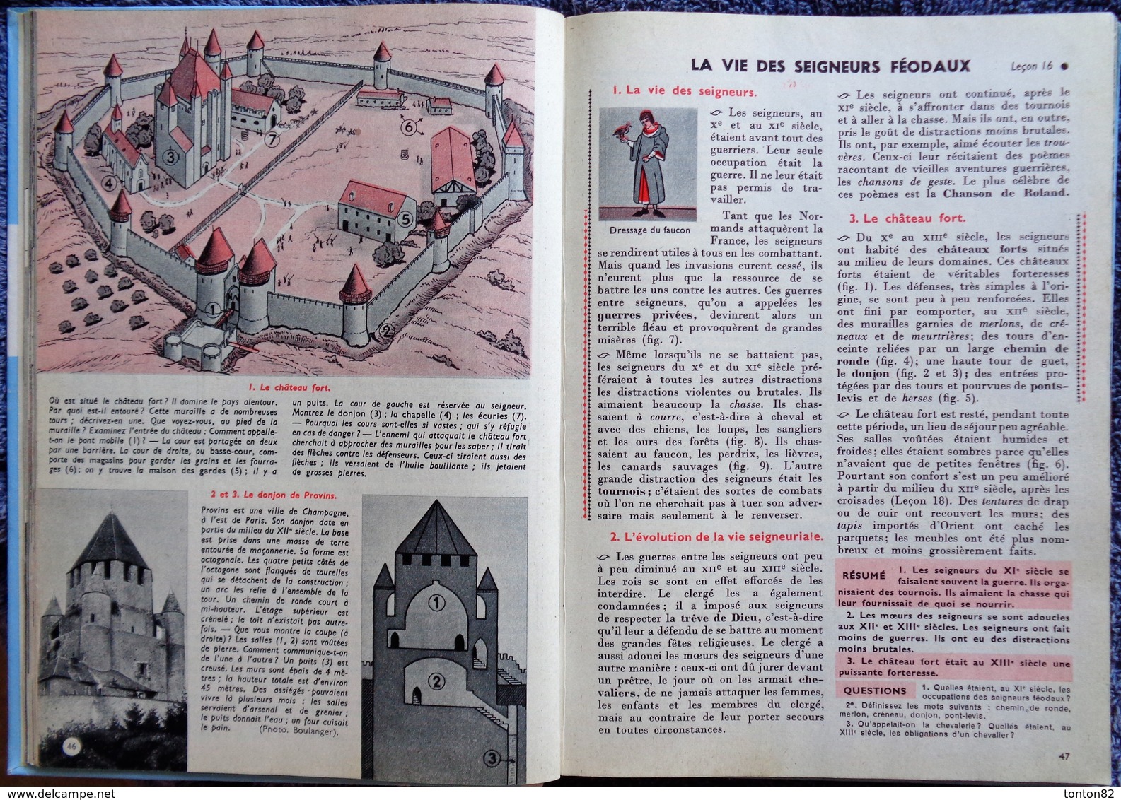 A. Bonifacio - P. Maréchal - Histoire De France - Cours Moyen / Fin D'études - Classiques Hachette - ( 1964 ) . - 6-12 Years Old