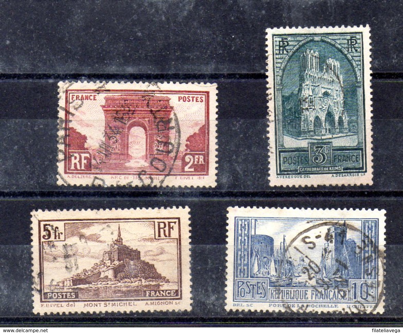 Sellos De Francia N ºYvert 258/62 (o) - Used Stamps