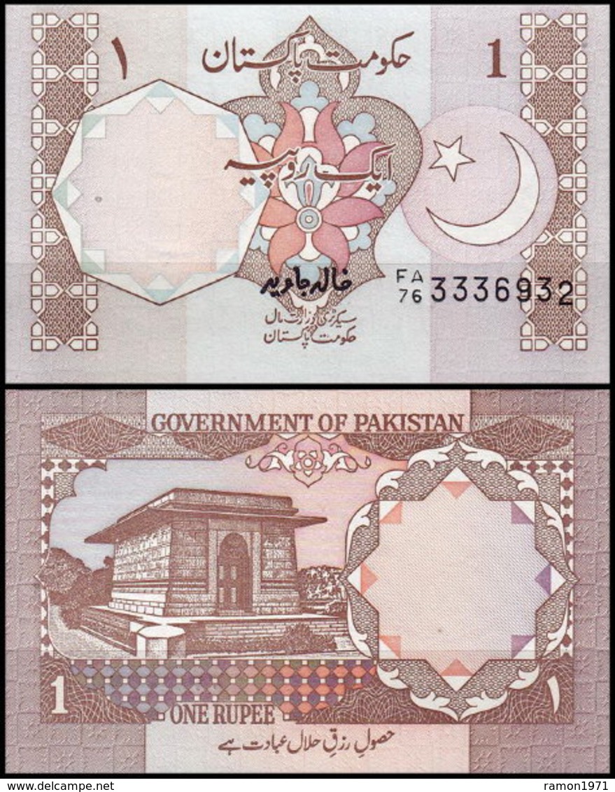 10 Pieces Pakistan 1 Rupee 1983 UNC - Pakistan