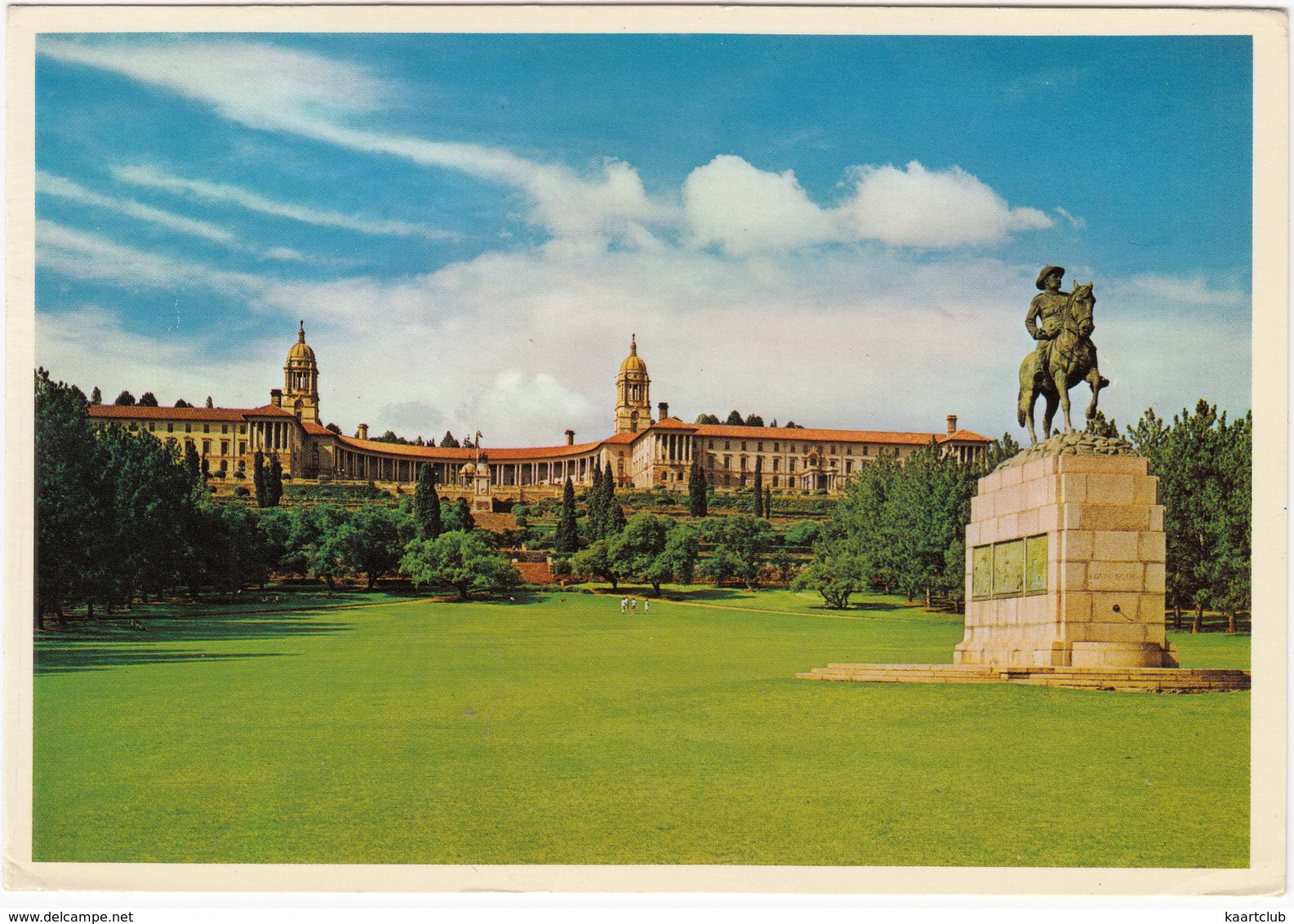 Pretoria - Union Buildings, Botha Statue , Transvaal , Uniegebou, Standbeeld Botha - ( South Africa - Suid-Afrika) - Zuid-Afrika