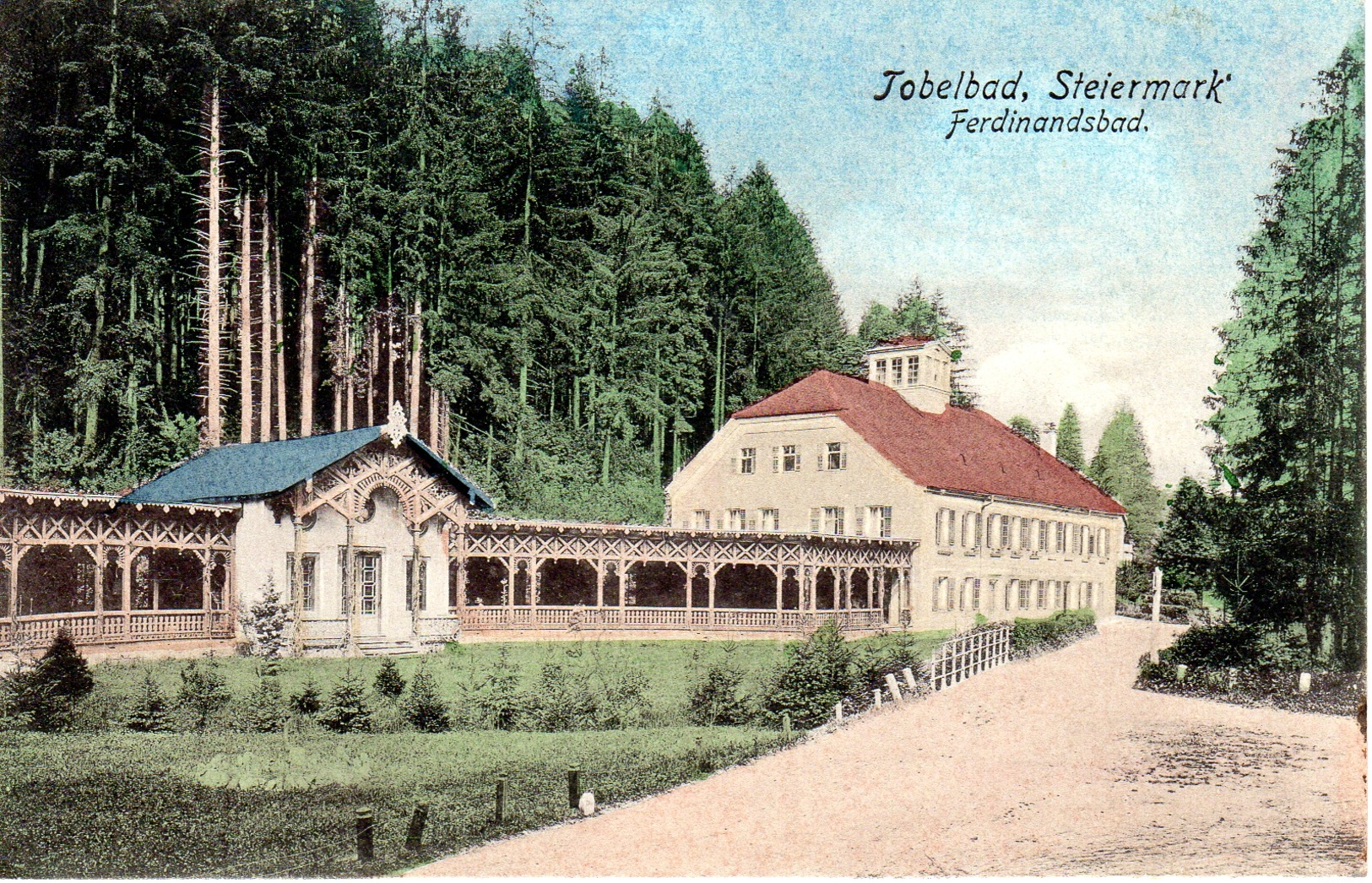 TOBELBAD - FERDINANDSBAD, Verlag Steininger Tobelbad, 26.2.1922 - Graz