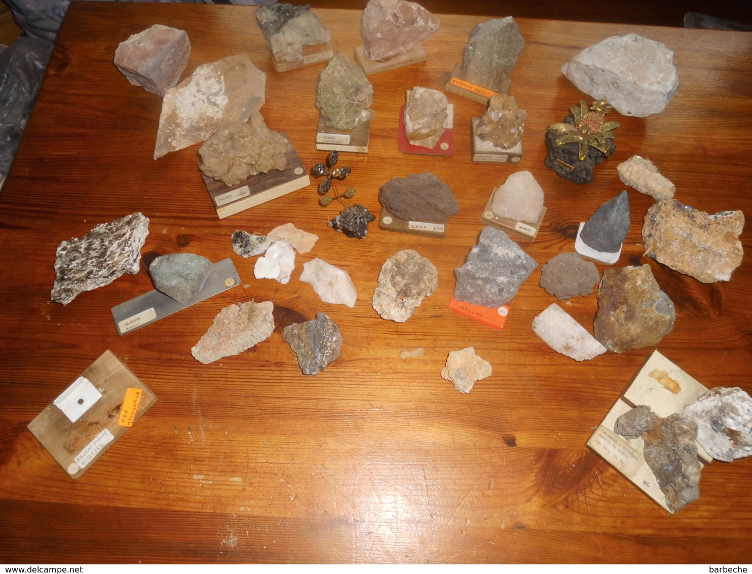 Collection De Fosiles, Quarz.... - Mineralien
