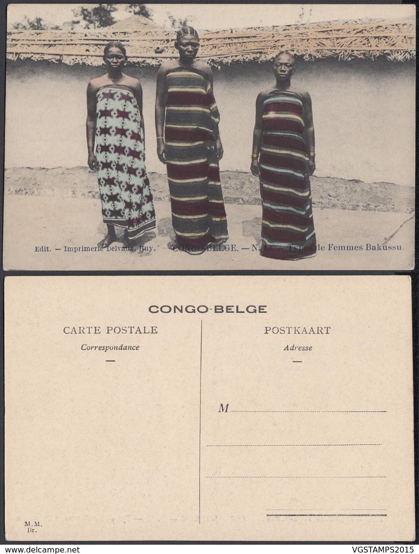 Congo Belge 1910 - Carte Postale Nr. 13 . Femme Bakussu    Ref. (DD)  DC0147 - Congo Belge