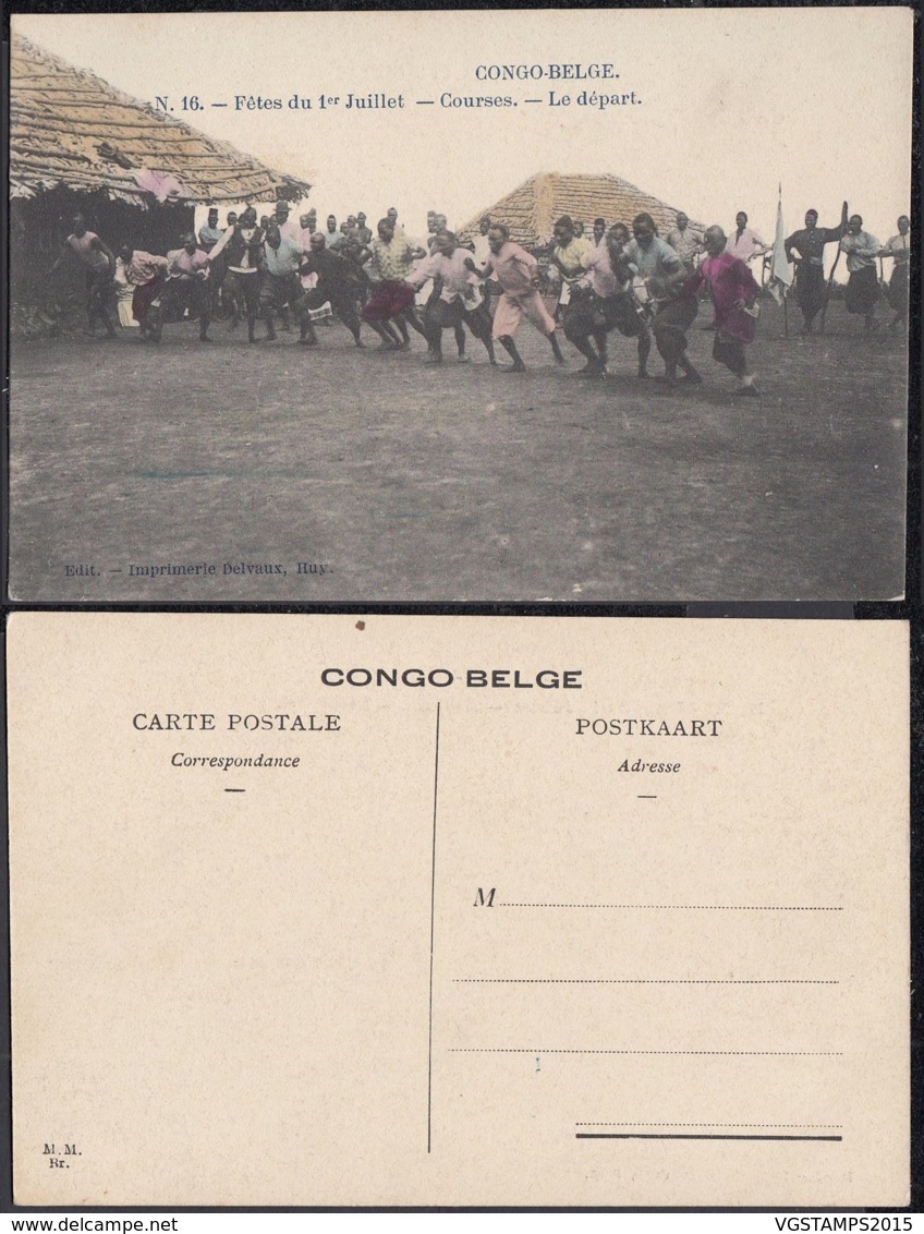 Congo Belge 1910 - Carte Postale Nr. 16 . Fêtes Du 1er. Juillet.  Ref. (DD)  DC0150 - Belgian Congo