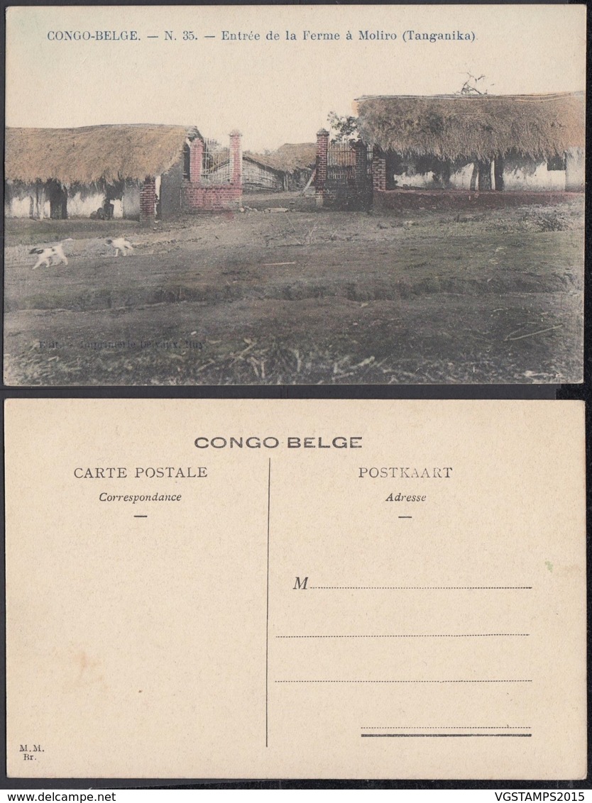 Congo Belge 1910 - Carte Postale Nr. 35 . Entrée De La Ferme à Moliro (Tanganika).   Ref. (DD)  DC0167 - Belgisch-Congo