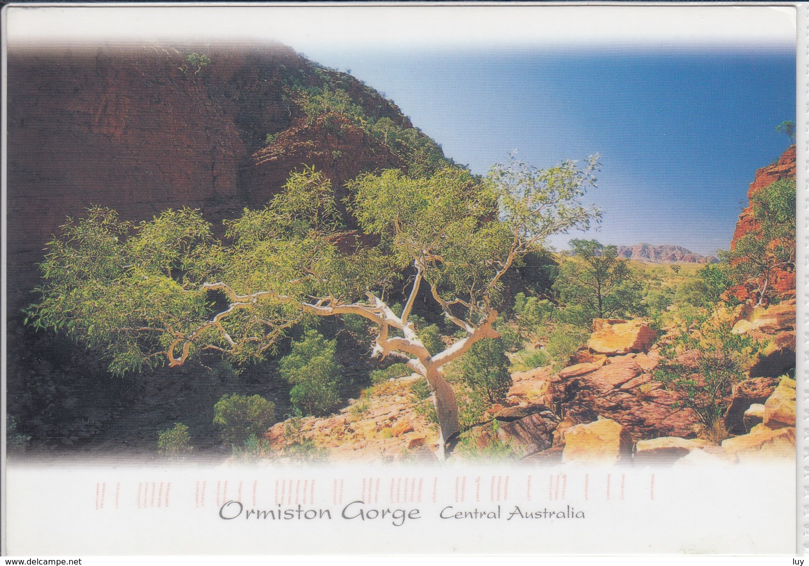 ORMISTON GORGE CENTRAL AUSTRALIA OUTBACK PHOTOGAPHICA   NICE STAMP - Outback