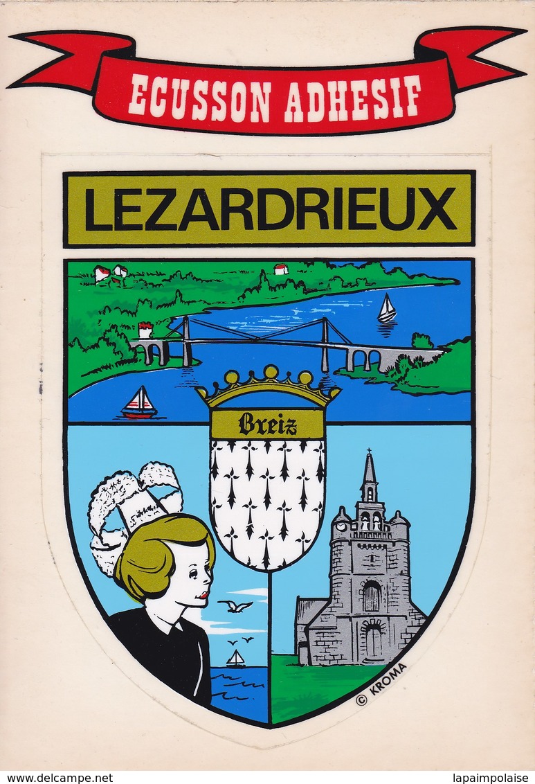 [22] Côtes D'Armor > Lezardrieux écusson Adhesif Et Blason Ville De Lezardrieux - Sonstige & Ohne Zuordnung