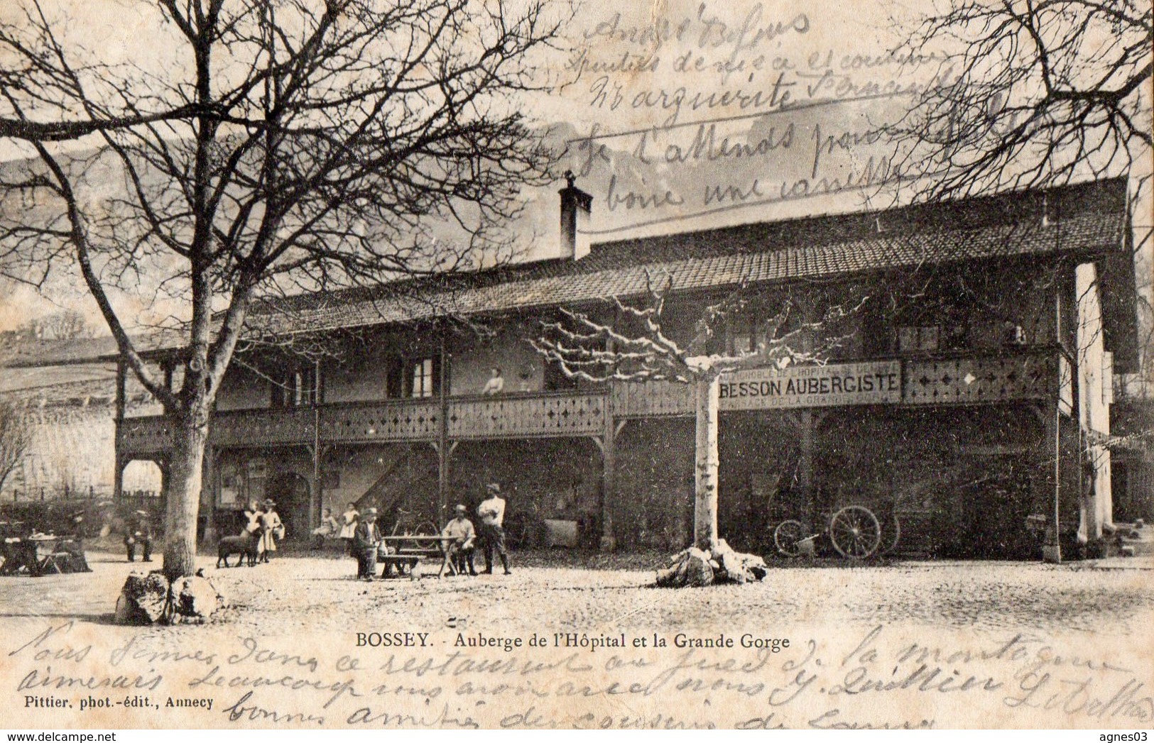 BOSSEY   -  Auberge De L'hopital - Autres & Non Classés