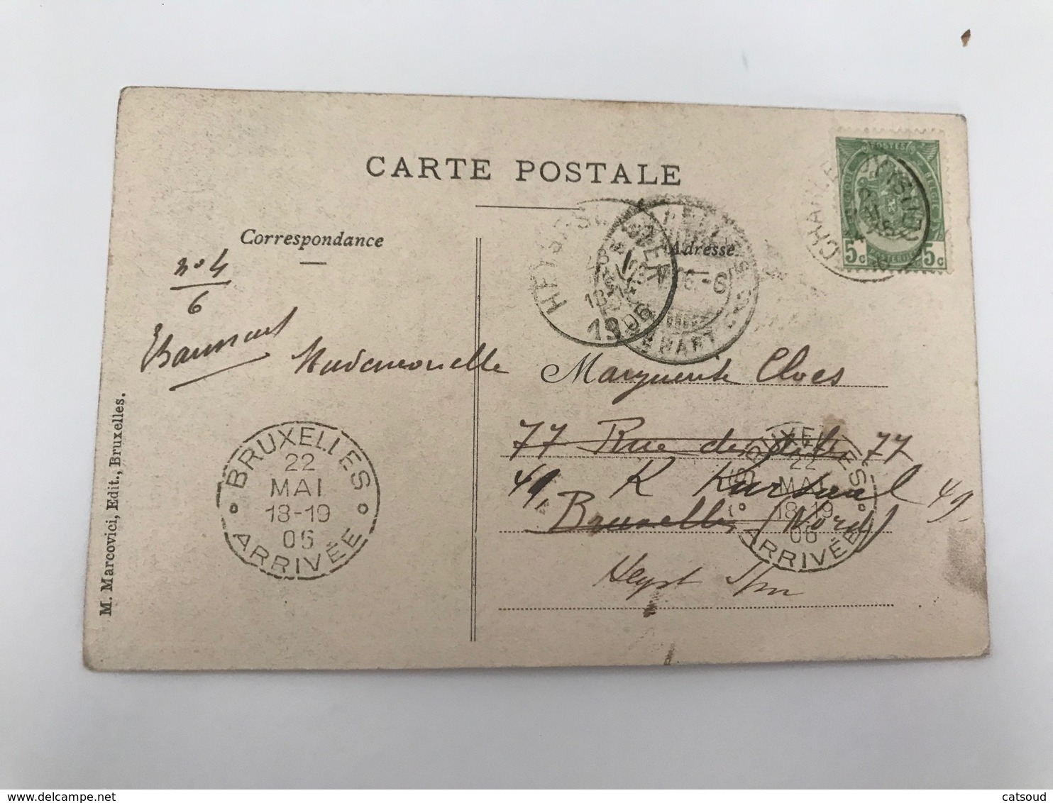Carte Postale Ancienne  (1905) Une Excursion à MONTIGNY-LE-TILLEUL (vue De Landelies) - Montigny-le-Tilleul