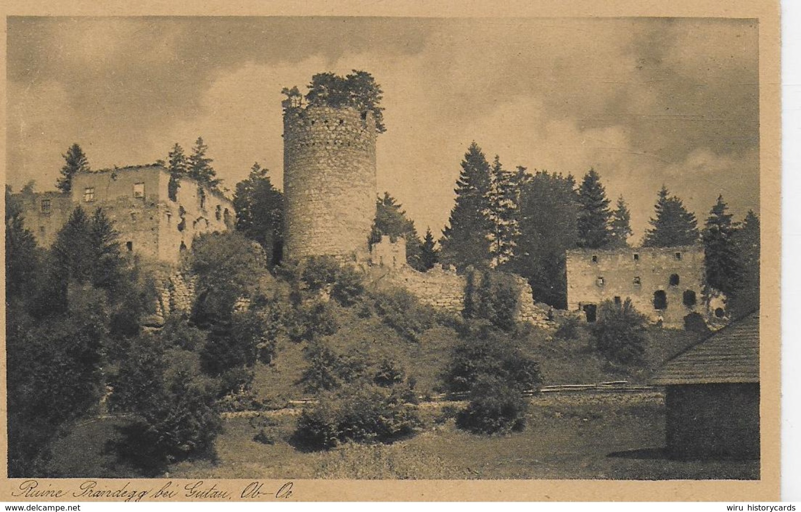 AK 0055  Ruine Prandegg Bei Gutau - Verlag Obermayr Um 1924 - Freistadt