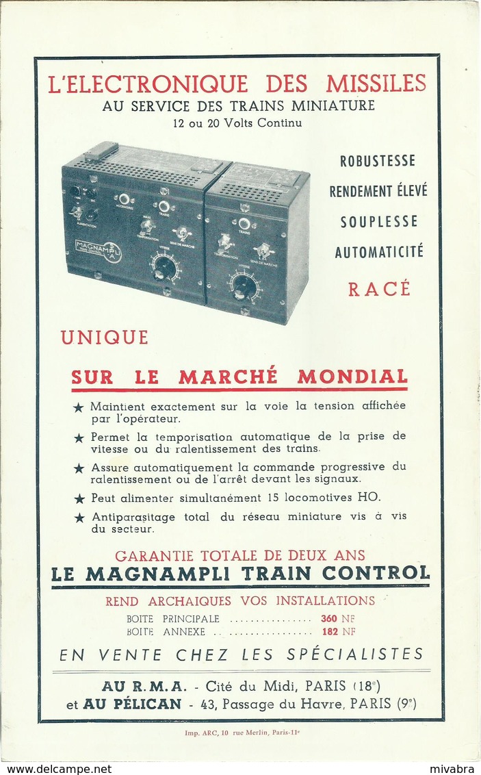 SIGNAUX BLOCKS ET MOYENS DE TRACTION RÉSEAUX MINIATURE ( JOANNY ET LOUIS LAVIGNES ) - 1962 - Modélisme