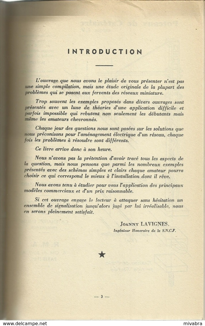 SIGNAUX BLOCKS ET MOYENS DE TRACTION RÉSEAUX MINIATURE ( JOANNY ET LOUIS LAVIGNES ) - 1962 - Modélisme