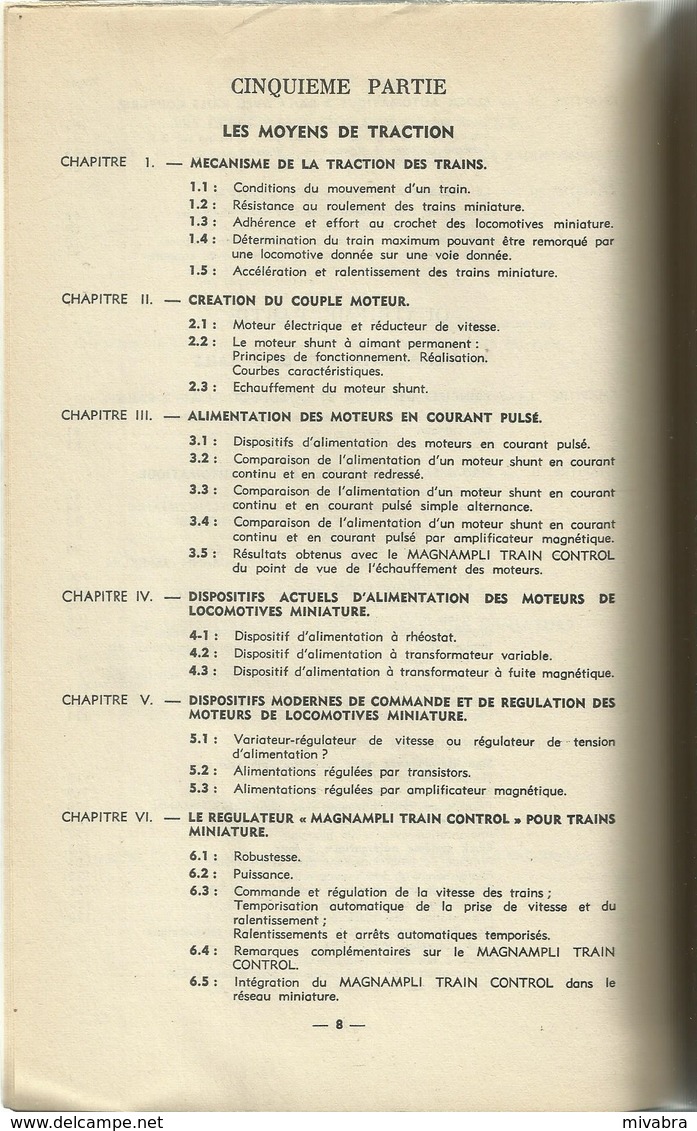 SIGNAUX BLOCKS ET MOYENS DE TRACTION RÉSEAUX MINIATURE ( JOANNY ET LOUIS LAVIGNES ) - 1962