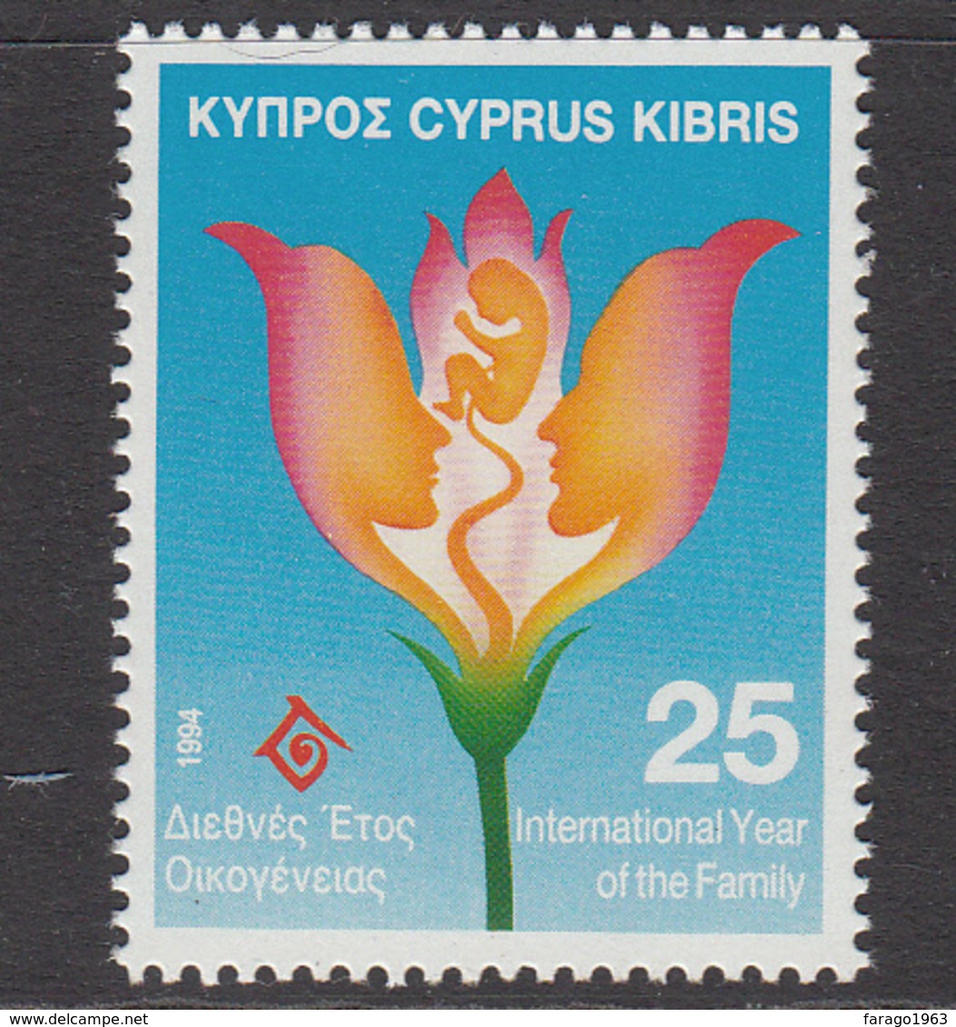 1994 Cyprus International Year Of The Family Set Of 1 MNH - Nuovi