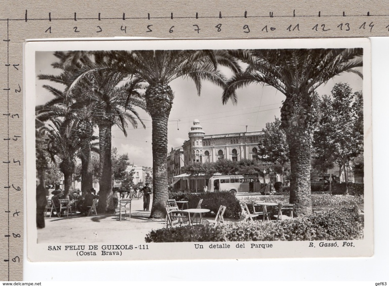 San Feliu De Guíxols (Costa Brava) Un Detalle Del Parque - Autres & Non Classés