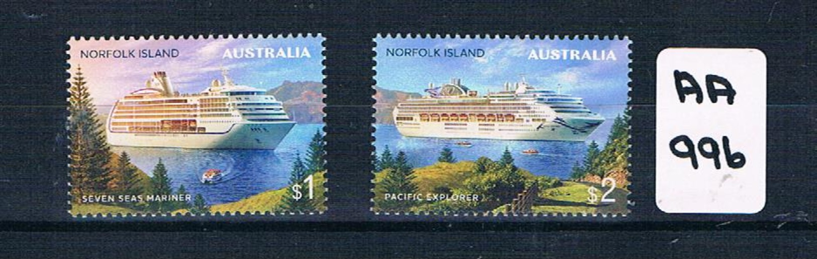 AUSTRALIA/NORFOLK ISL  2018 CRUISE SHIPS 2VAL SHEET MUH  AA996 - Mint Stamps