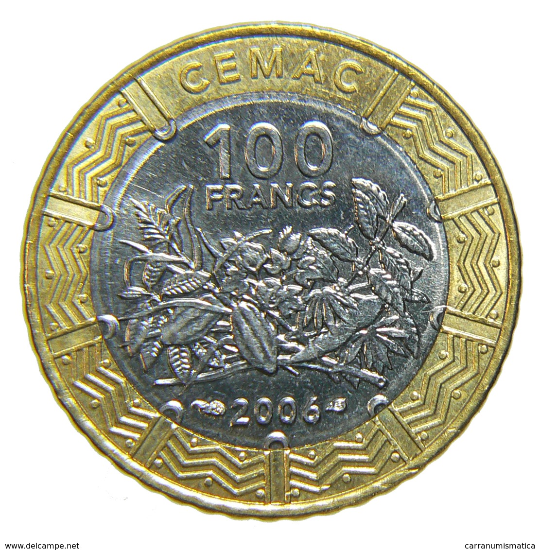 [NC] REPUBBLICA CENTROAFRICANA - 100 FRANCHI 2006 - BIMETALLICA - Repubblica Centroafricana