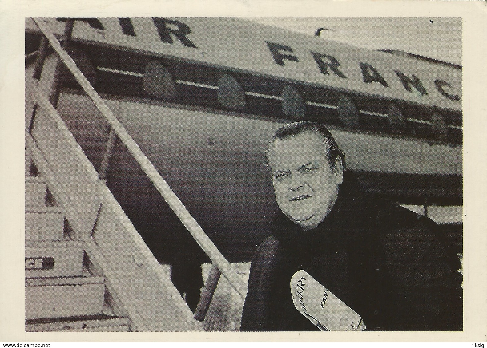 Orson Wells - Filmstar. Air France Airplane.   A-2003 - Artisti