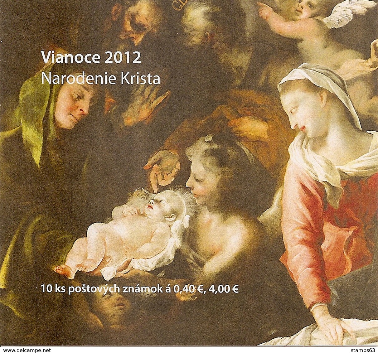 SLOVAKIA, 2012, Booklet 72,  Christmas - Autres & Non Classés